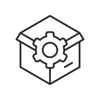 Product Management Icon Outline Style. Relevant To Product Management vector