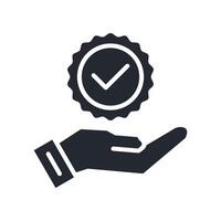Integrity Icon Glyph Style. Relevant To Business Development vector