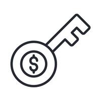 Business Opportunities Icon Outline Style vector