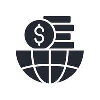 Investment Icon Glyph Style. Relevant To Finance vector