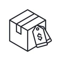 Sales Icon Outline Style. Relevant To Product Management vector