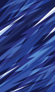 resumen azul geométrico rayas modelo antecedentes para sublimación jersey vector