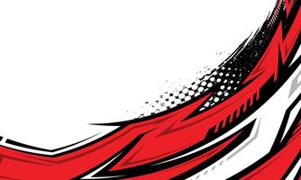 Red abstract graphic design element vector