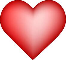 Red Heart Icon vector