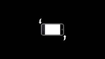 Spinning Smartphone Reveal on Clean White Canvas video