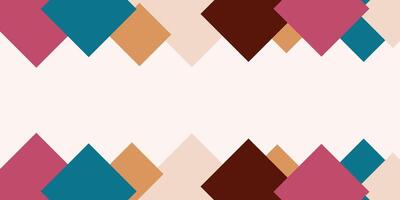 Abstract background with horizontal geometric pattern. vector
