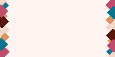 Abstract diagonal background with vertical geometric pattern in pastel colors. vector