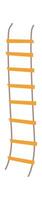 de madera escalera plano icono árbol casa elemento ilustración vector