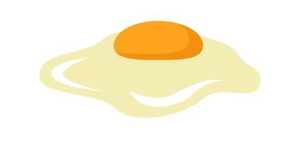 Egg flat icon Allergen food vector