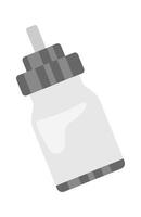 Spare parts for inhalers flat icon vector