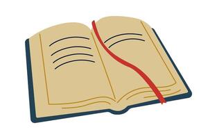 Open book flat icon Stationery vector