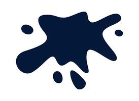 Ink blot flat icon Office stationery Illustration vector