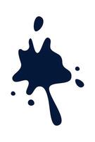Ink blot flat icon Office stationery Flat Illustration Icon vector