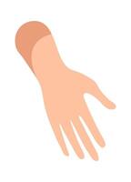 Hands planting plants flat icon Flat Illustration Icon vector