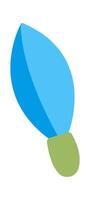 Snowdrop flower flat icon Springtime vector