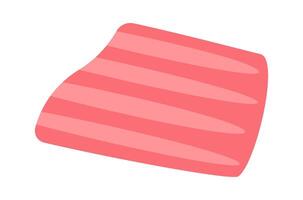 Colorful plasticine flat icon Craft hobby Flat Illustration Hand Drawn Icon vector