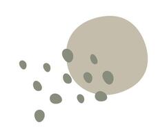 Abstract colored spot background element vector