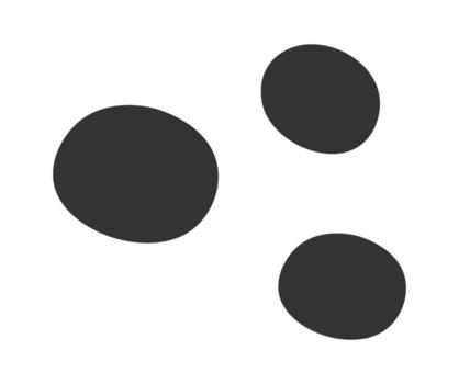 Hand drawn shape flat icon Simple geometric pattern Drawn vector