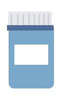 Medical pills for treatment flat icon Pharmacy Flat Illustration Icon vector