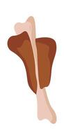 Food waste flat icon Environmental Impact vector