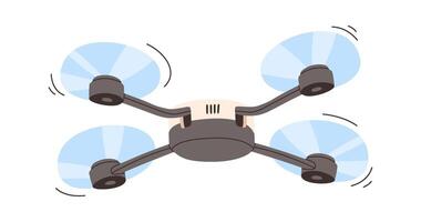 Wireless drone control flat icon Delivery service Modern technology Flat Illustration Icon vector