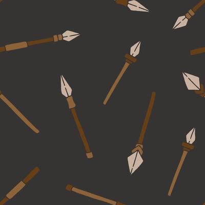 Spear Pattern Repeat Seamless for Wallpaper Background Cover Packaging