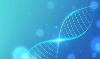Stylized DNA helix illustration vector