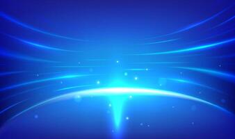 Blue abstract light background vector