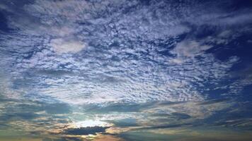 Scenic Sky with Clouds at Sunset video