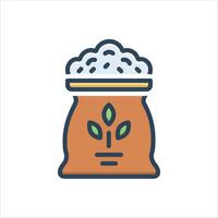 Color icon compost vector