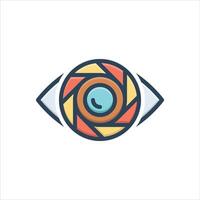 Color icon bright-look vector
