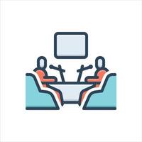 Color icon podcasting vector