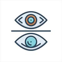 Color icon compare vector