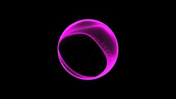 Pink Audio Spectrum Sound Wave Background video
