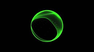 Green Audio Spectrum Sound Wave Background video