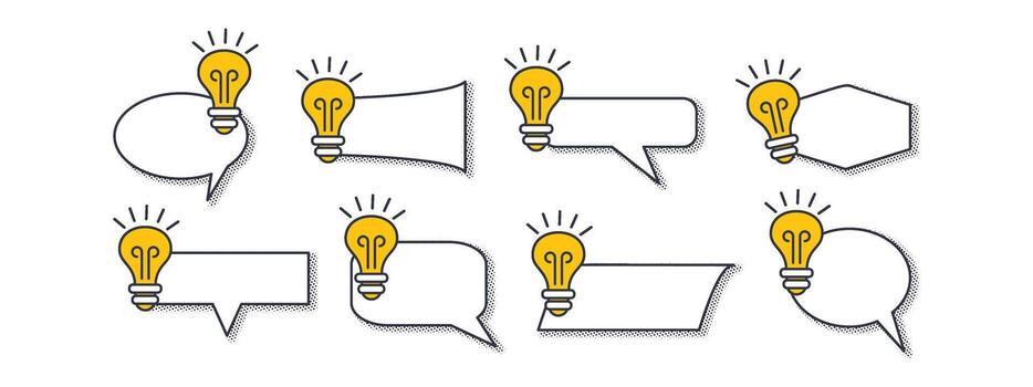 plano infografía plantillas con preguntas, respuestas, y conocimiento consejos para moderno social medios de comunicación, pancartas, o negocio comunicación. aislado elementos en blanco para texto, idea, o aprendizaje diseño. vector