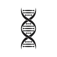 Simple illustration of a DNA double helix. vector