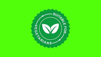Vegetarian Product Approval Symbol for Food Packaging and Branding video
