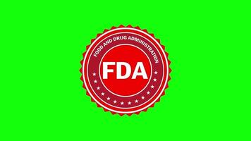 FDA Approved Icons for Health Product Certification and Safety Labels video