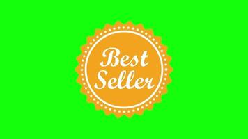 Best Seller Badge 2025 Animated Icon for Online Marketing video