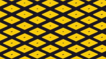 Vibrant geometric pattern in yellow and black design for modern art lovers video