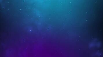 Colorful cosmic background with swirling mist and stars in deep space video