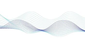 Abstract Blue and Purple Wave Background vector