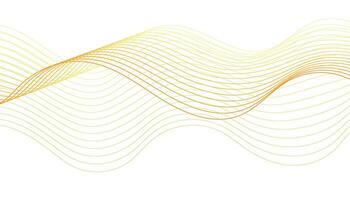Abstract Orange Yellow Line Wave Background vector