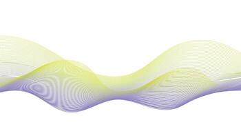 Yellow and Purple Wave Background vector