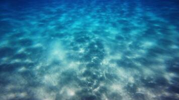 Blue ocean shapes on the seabed video