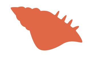 Hermit Crabs in shell flat icon Marine animal silhouette vector