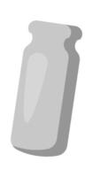 Glass jar flat icon Trash sorting and utilization Flat Illustration Hand Drawn Icon vector