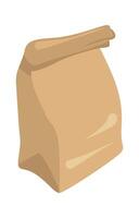 Paper packaging garbage flat icon Waste sorting and utilization vector