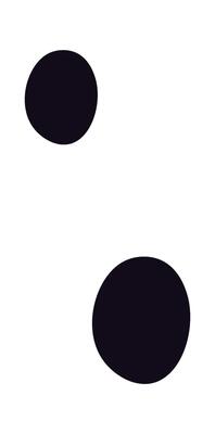 Drawn Icon Abstract colorful spot design element
